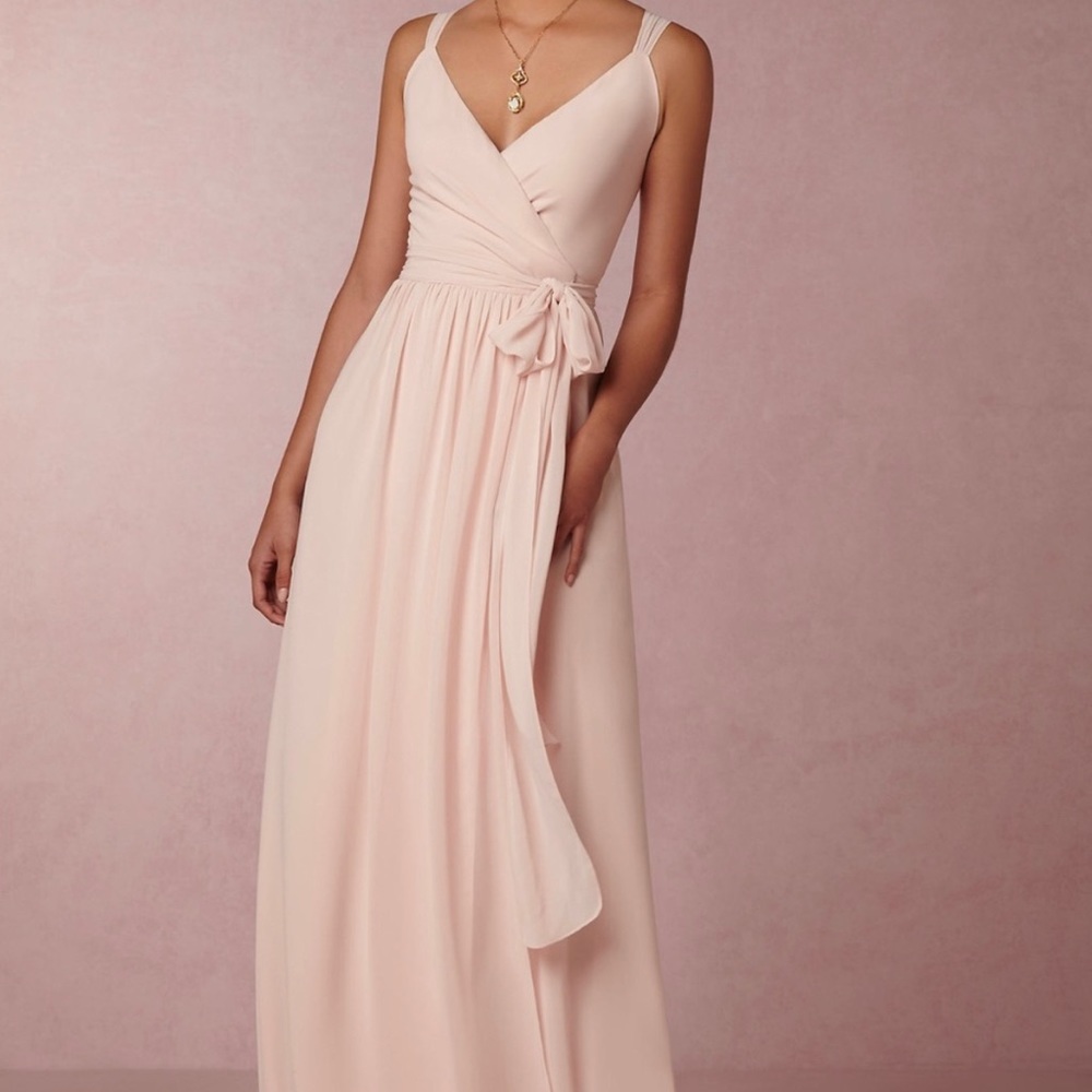 Ceremony by Joanna August light pink maxi dress